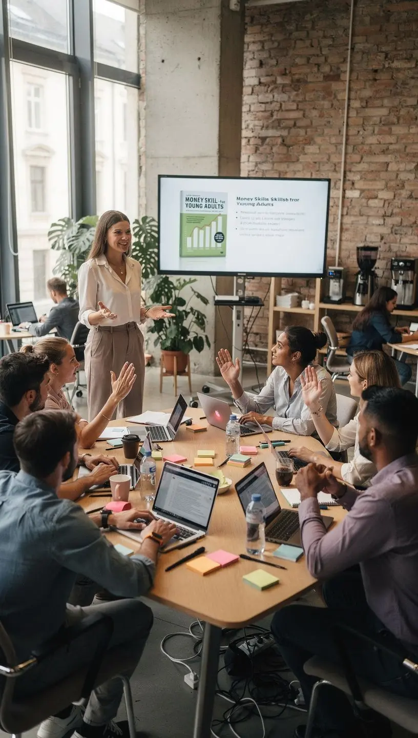 Egy család együtt tervezi meg a havi költségvetését.